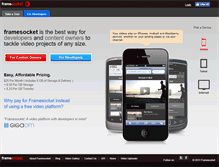 Tablet Screenshot of framesocket.com